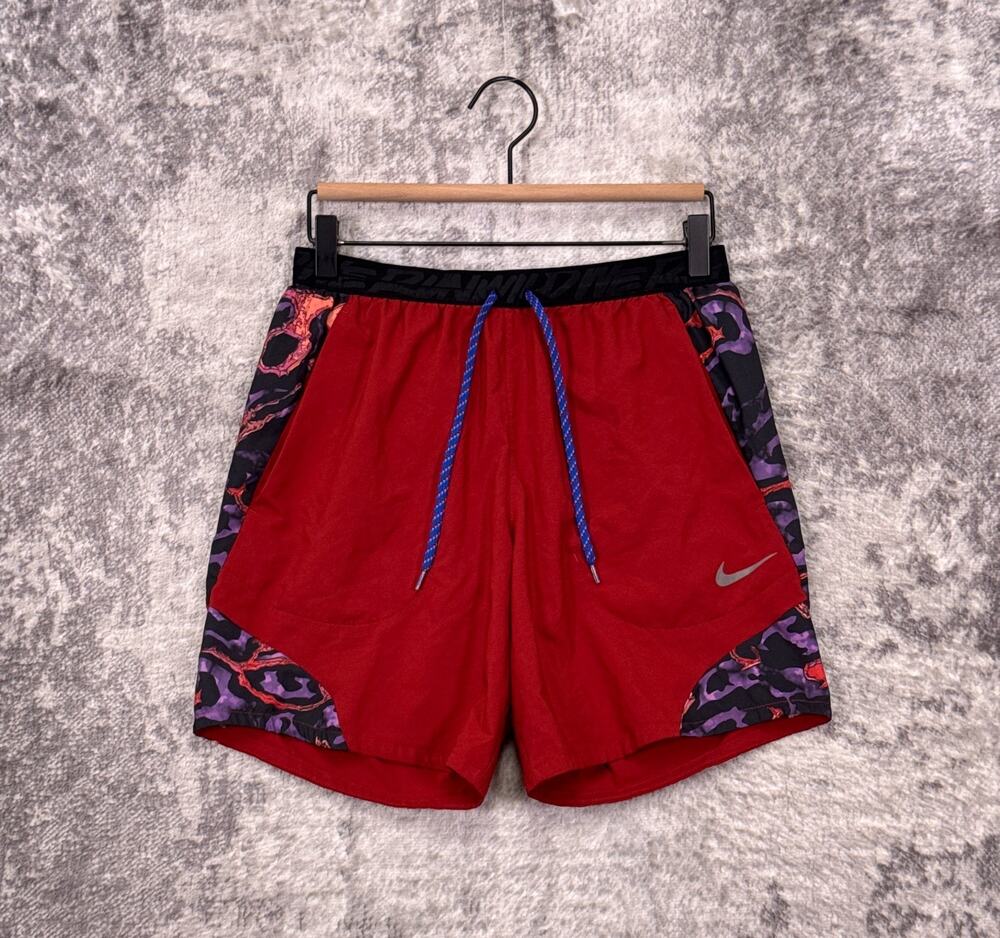 Nike Flex Stride Wild Run Shorts Small Mens Red Running